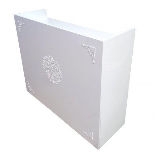 RECEPCIÓN BLANCA ESTILO BARROCA 100CM 2