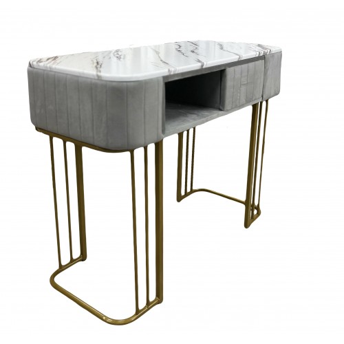 MESA MANICURA VELVET GREY 2