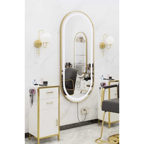 TOCADOR ESPEJO GOLD LED 2