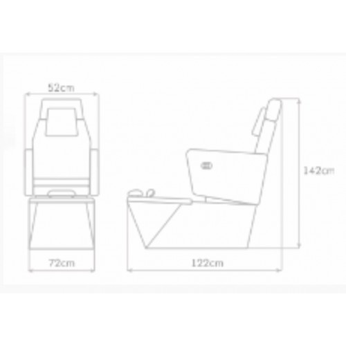 SILLÓN PEDICURA ELEGANCE BLACK 2